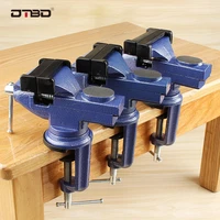 30mm60mm bench vise jaw width 60mm 360 degree swivel cast iron tabletop vice multifunctional heavy clamp
