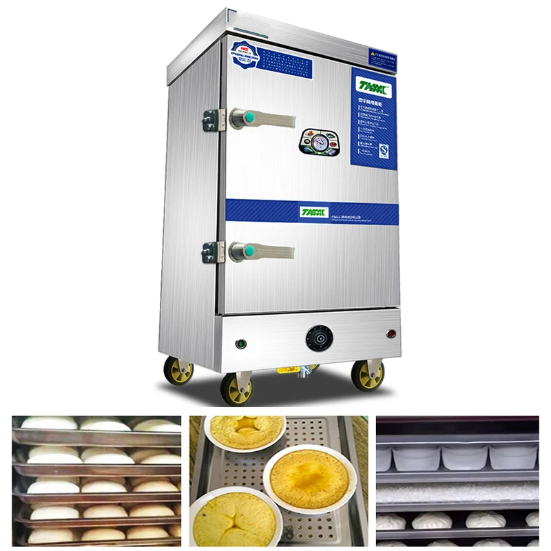 

commercial electric steaming cabinet full automatic insulation steamed bread snack steamer electric steamer desktop steam