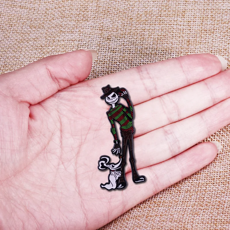 Ночные кошмары Фредди Крюгер из сериала Тыква|Броши| |