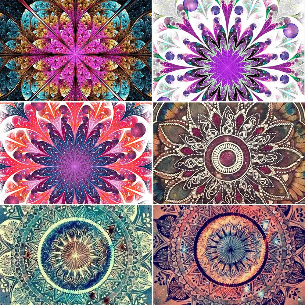 5d diy broderies diamants Mandala Home Декоративная Бриллиантовая мозаика алмазная живопись