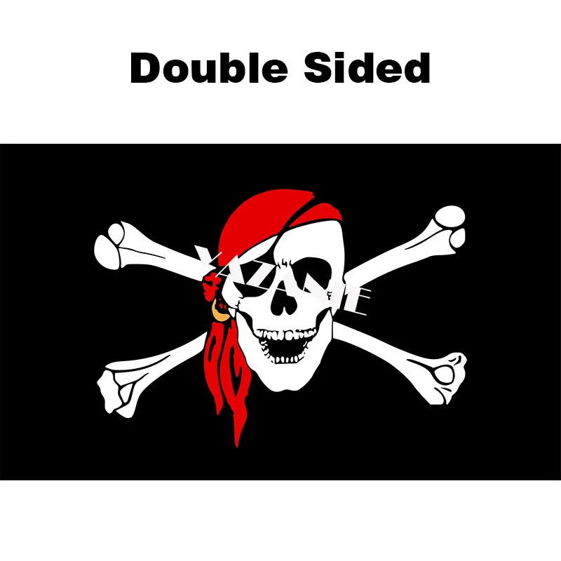Single Sided YAZANIE любой размер пиратский флаг черной бороды пиратский флаг рыбы с мечами Эдварда низкий ФЛАГ Пользовательский пиратский флаг Генриха каждый - Цвет: Single Sided