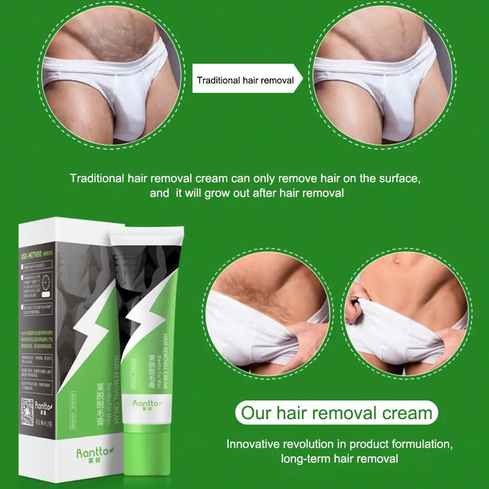 

120g Powerful Adult Natural Hair Removal Cream Painless Effective Body Leg Hair Remover Hair Growth Inhibitor Cream Men Women