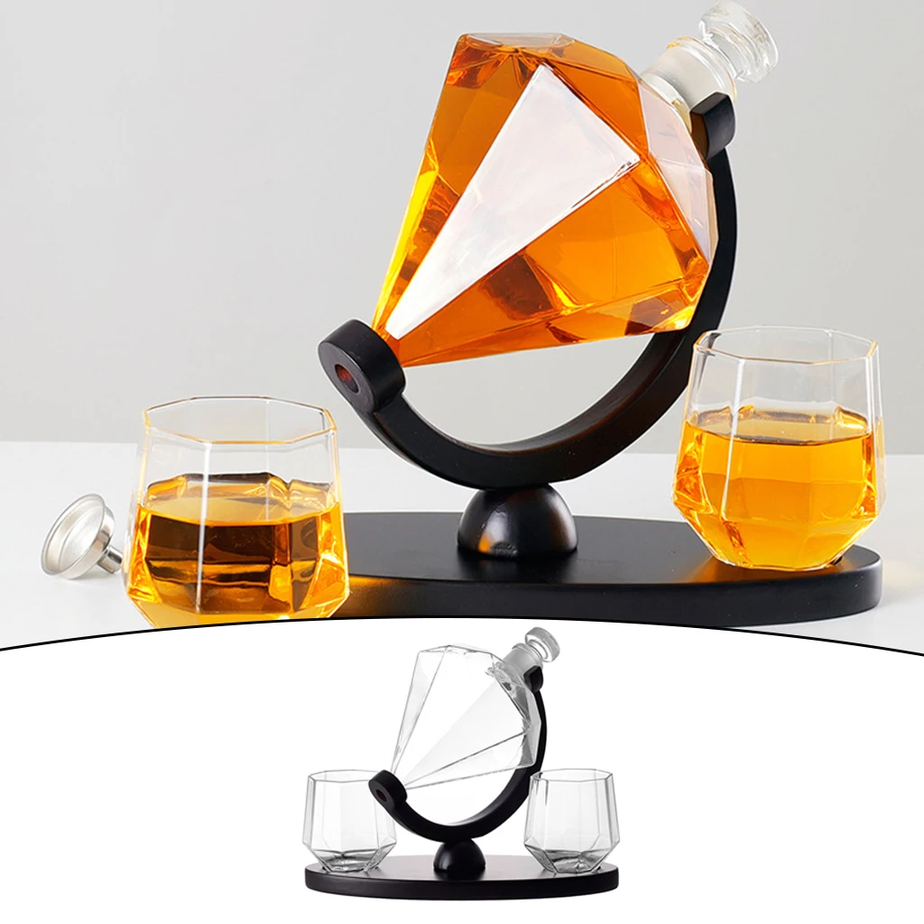 Винный Графин Хрустальный бриллиантовый стеклянный графин для виски с