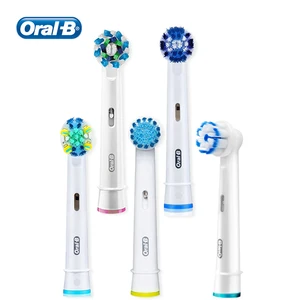 Oral B Замена Зубная щётка головки 4 шт.упак. 5 моделей для Oral B Vitality 4010 электрическая зубная щетка Аутентичные насадки для зубной щетки