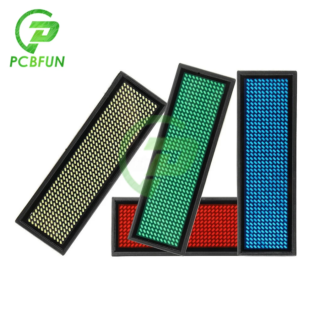 Перезаряжаемый цифровой светодиодный значок Bluetooth программируемый