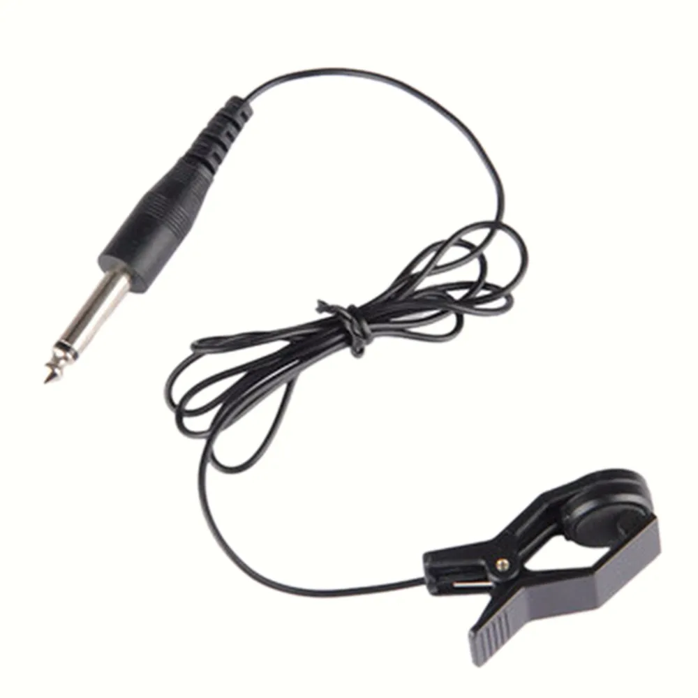 HOT!Black IRIN Universal Acoustic Piezo Guitar Vibration Sensor Tuning Clip Line Wire Pickup With 90cm Cable | Спорт и развлечения