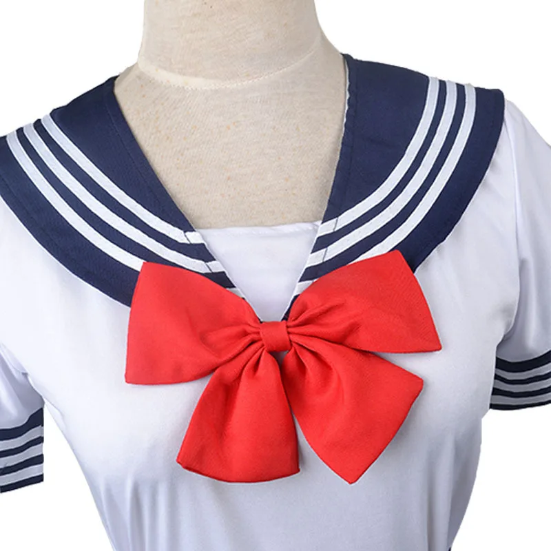 

Anime Sailor Moon Cosplay Costume Tsukino Usagi Sailor Suit School Uniform Halloween Party Fancy Dress Women Girls Outfit Sets