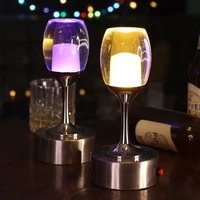 bar table lamp rechargeable wine night lights for bedside coffee shop modern led standing lamp room desk atmosphere night lamps