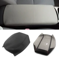 soft leather armrest cover for toyota prius 2004 2005 2006 2007 2008 car center control armrest box skin cover sticker trim