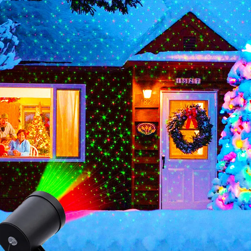 

Рождественский лазерный проектор, Сказочная сценический проектор, DJ душ, парковое освещение, украшение для освещения газона