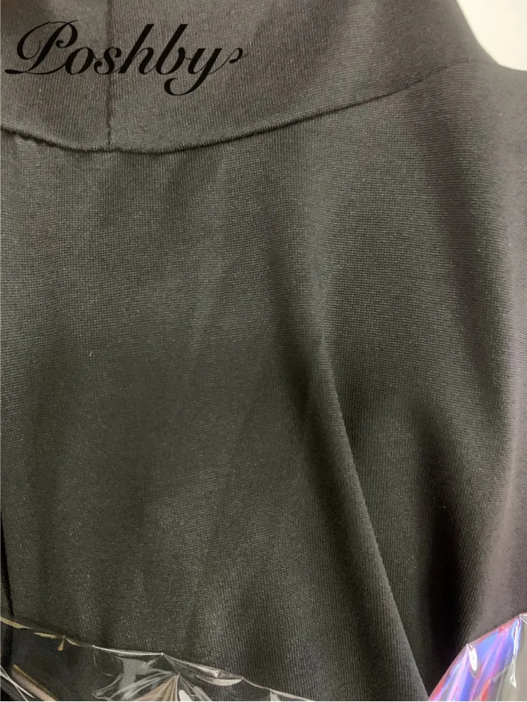 

Poshby Summer Women Black 2 Pcs Set Sexy Corset Backless Short Sleeve Top and Lace Up Skinny Pant Outfit 2021 Fashion Streetwear