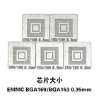 Трафареты BGA153169 EMMC для реболлинга микросхем, 5 г, 5 г, 5 л, 5 г, 1 К, 0,35 мм, 1 шт.