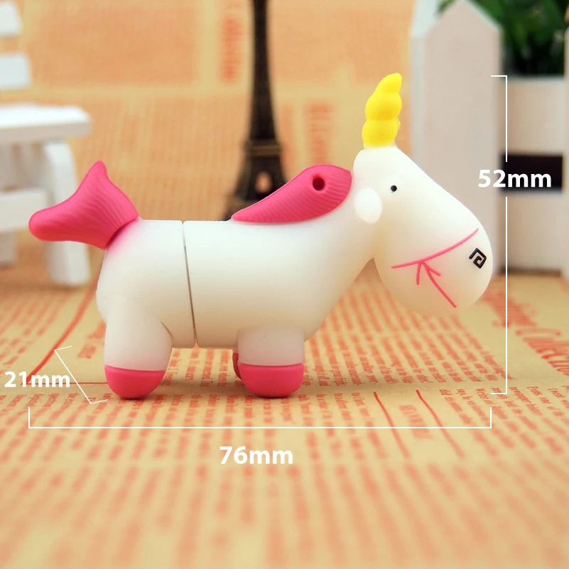Usb флеш накопитель с рисунком единорога 4 ГБ 8 16 32 usb 2 0|USB флэш-накопители| |