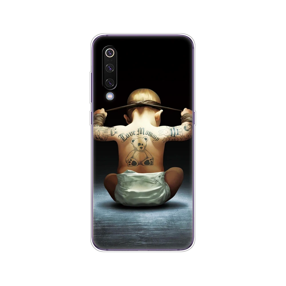 case for xiaomi mi 9 cover Cartoon Silicone Soft TPU Cover For Mi9 SE Case Phone Shell bumper etui | Мобильные телефоны и