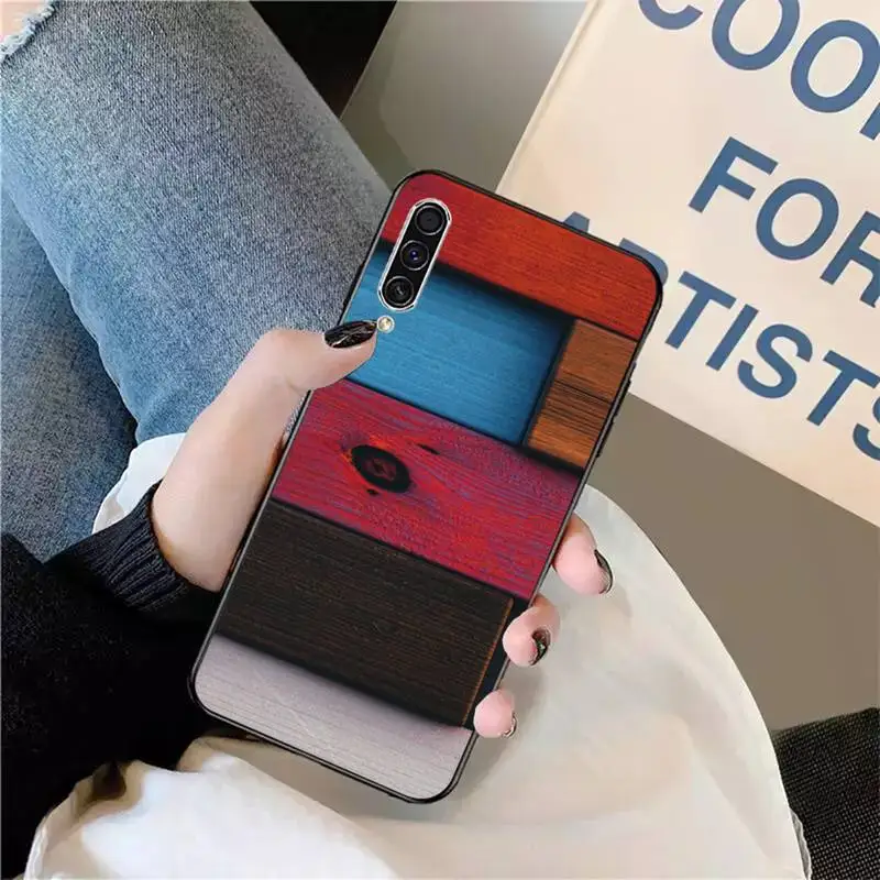 

Wooden Style aesthetic Phone Case For Samsung galaxy S 9 10 20 A 10 21 30 31 40 50 51 71 s note 20 j 4 2018 plus