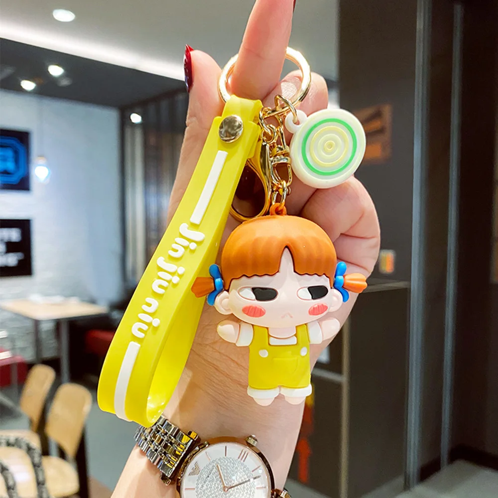 

Creative Boys Girls Model Lover Doll Kawaii Keychain Accessories Cute Bag Handbag Cartoon Key Small Pendant Popular Decorations