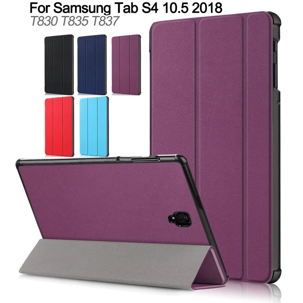 Для планшета Samsung Galaxy Tab S4 10 5 ''чехол 2018 защитной оболочки с автоматическим