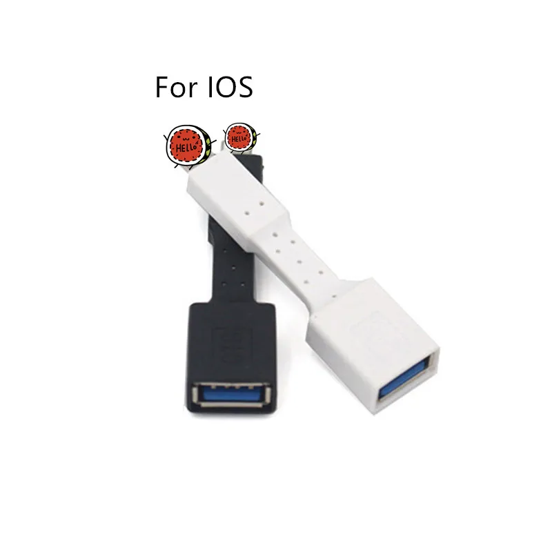 OTG адаптер для Iphone IOS к usb кабелю устройств SD кардридер клавиатура