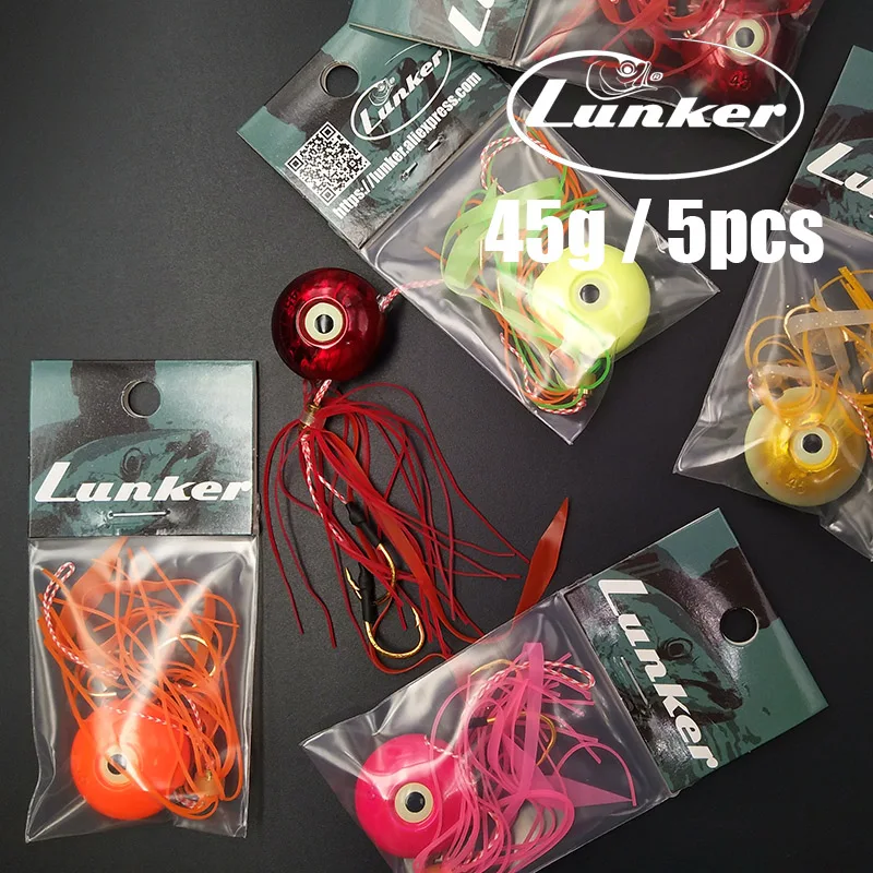 Резиновая приманка Lunker tai kabura 45 г 5 шт. металлическая Мормышка madai red snapper японские