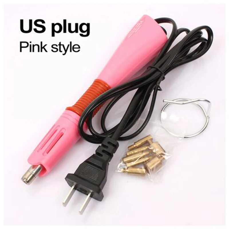 US pink 1200 шт смешанные размеры кристалл AB DMC исправление стразы железо на камнях Flatback Стразы для стеклянных страз Weedind платье - Цвет: US pink