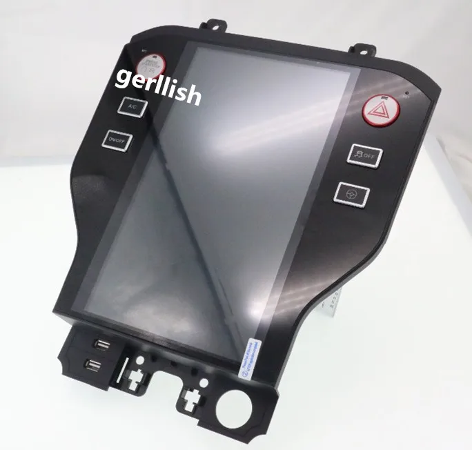 

Tesla style 11.8 inch android vertical screen car dvd player with gps navigation for Ford Mustang PLus 2013-2018