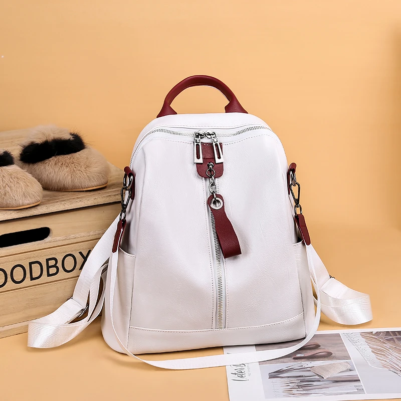 Женские кожаные рюкзаки большой емкости Mochilas школьные рюкзаки для девочек Sac Dos женские кожаные рюкзаки для девочек