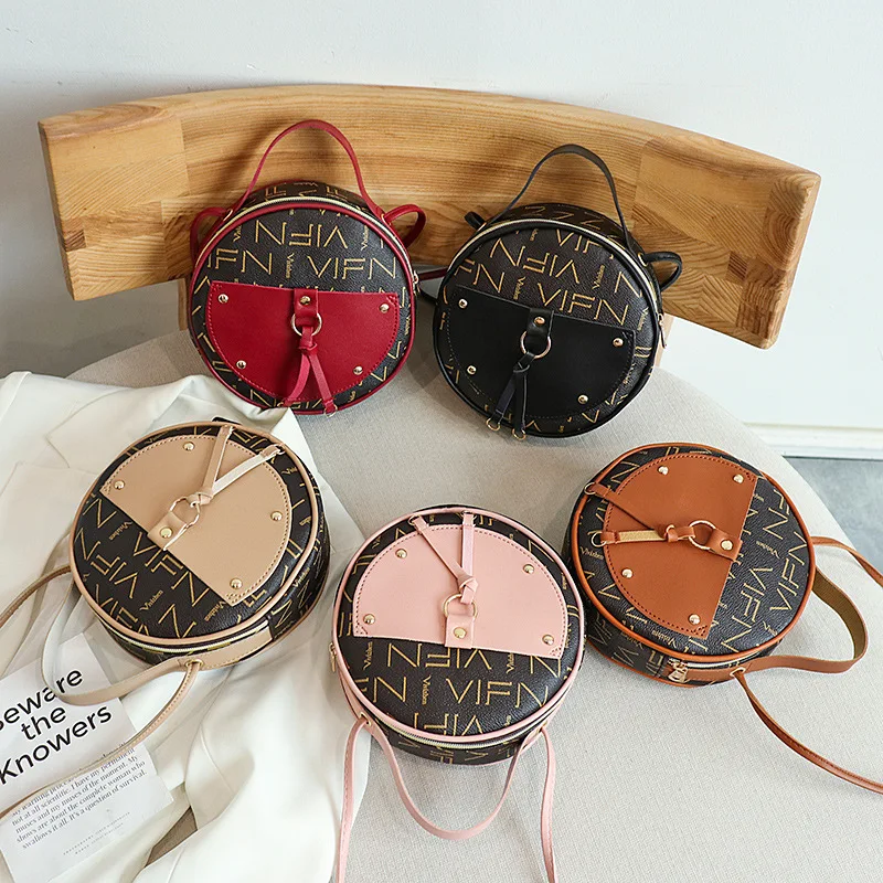 2022 женская маленькая круглая сумка forever young в Корейском стиле необычная модная