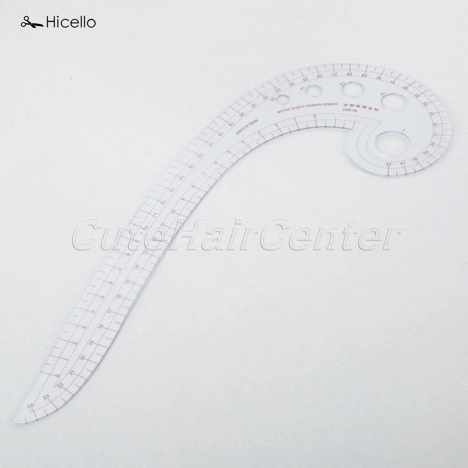 Лидер продаж 1 шт. пластиковая изогнутая линейка инструменты для шитья мягкая