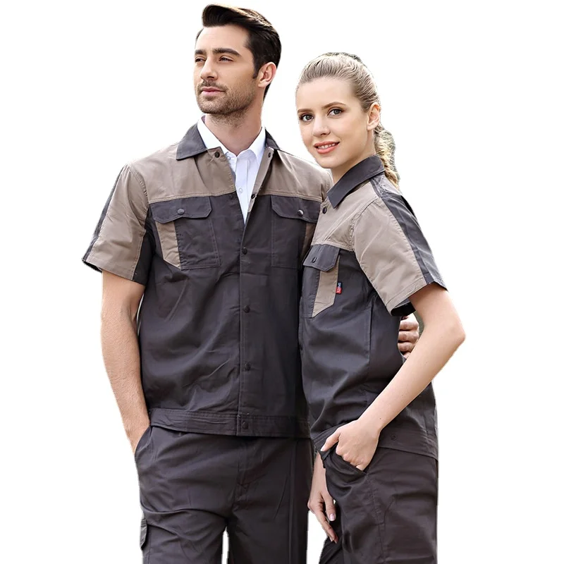 

Labor clothing workwear clothes for men women overalls for workmen work uniform car workshop labor suit cotton mechanical SUITS