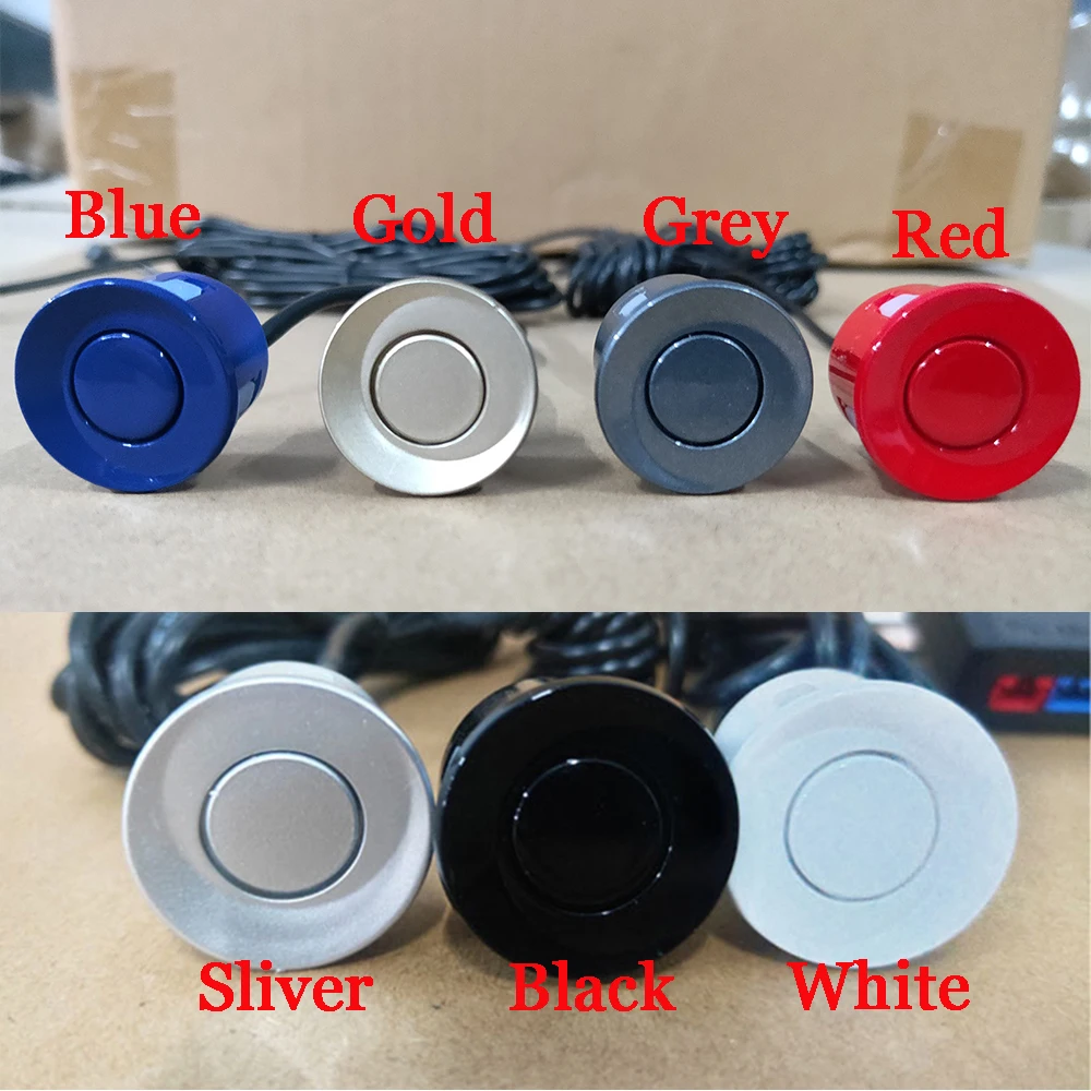 

Car Auto Parktronic LED Parking Radar With 4 Parking Sensors Backup Car Parking Radar Monitor Detector System Backlight Display