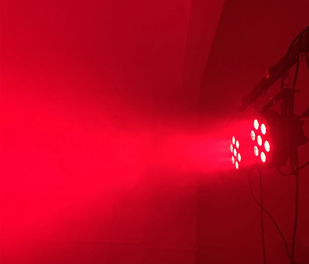 CREE RGBW 4в1 7x12 Вт led par DMX сценические огни бизнес Led плоский Par высокомощный свет с