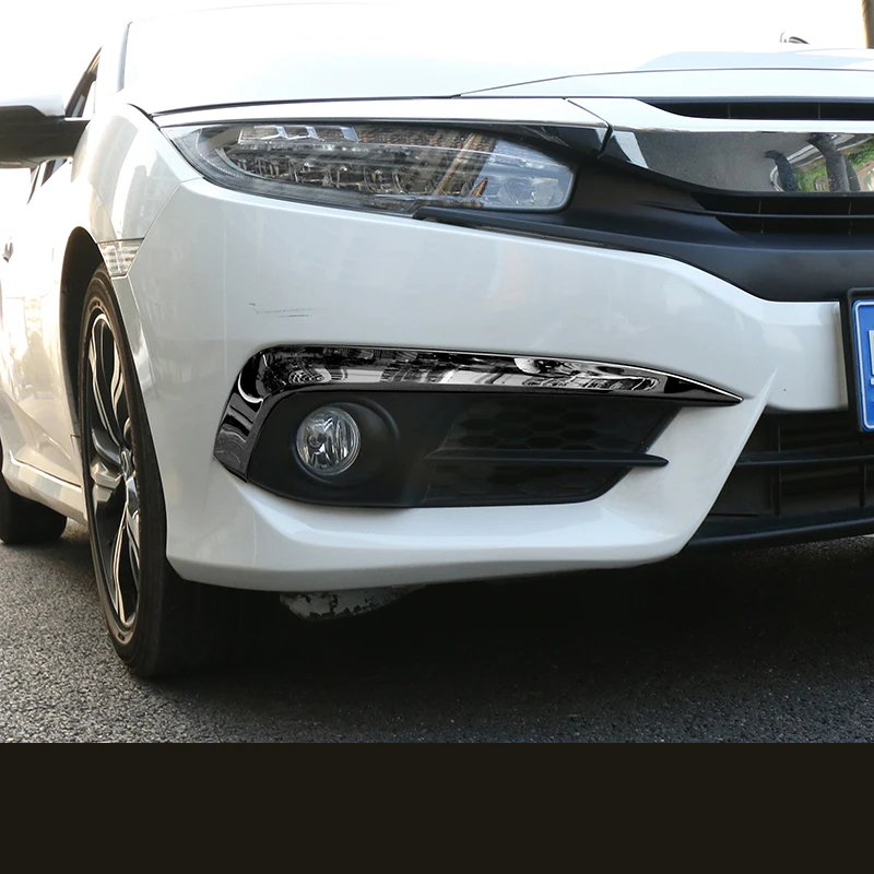 Передние противотуманные фары для Honda Civic 10 седан 2016 2017 2018 передние детали рамы