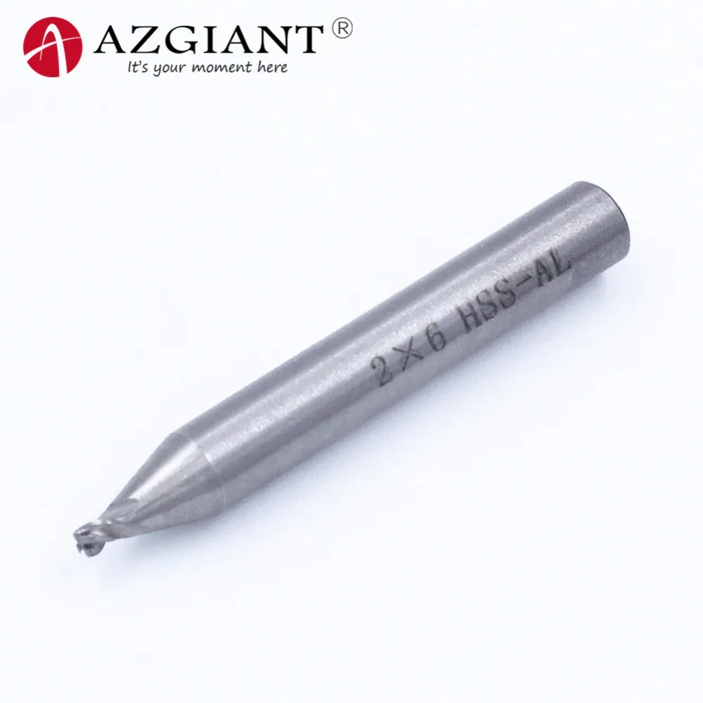 HSS 2 0 мм Концевая фреза гравировальный резец для подрезки кромок ЧПУ фрезы машины