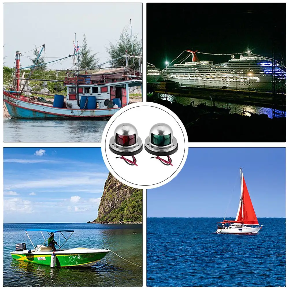 Красный зеленый лук 8 шт. * Светодиодный навигации светильник s 12В лодке морской