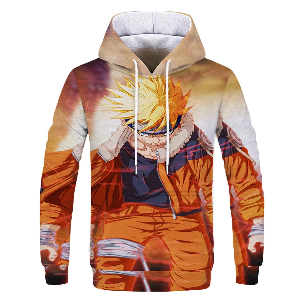 

2021 men's autumn and winter hot-selling 3D hoodie Japanese anime movie print series casual men's plus size hoodie