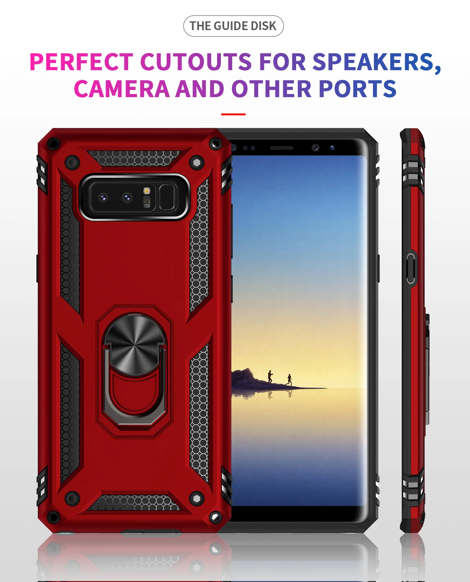 Luxury Rugged Shockproof Phone Case For Samsung Galaxy S7 S8 S9 S10 NOTE 8 9 10 PLUS EDGE LITE 5G S10E Armor Protection PC Cover