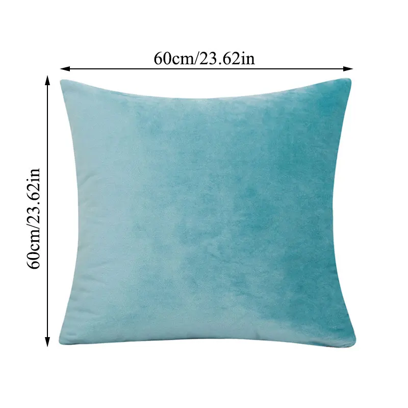 

Velvet Cushion Cover Pillowcase Solid Color Pillow Case Decor Sofa Throw Pillows Room Pillow Cover Decorative Wholesale 60x60