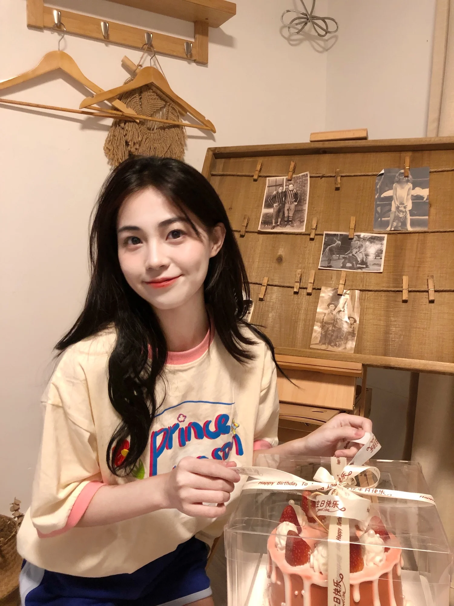 Футболка свободная с цветочным принтом и коротким рукавом | Женская одежда