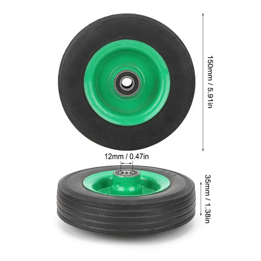 Износостойкие взрывобезопасные колесные шины 6 дюймов сменный колесный ролик