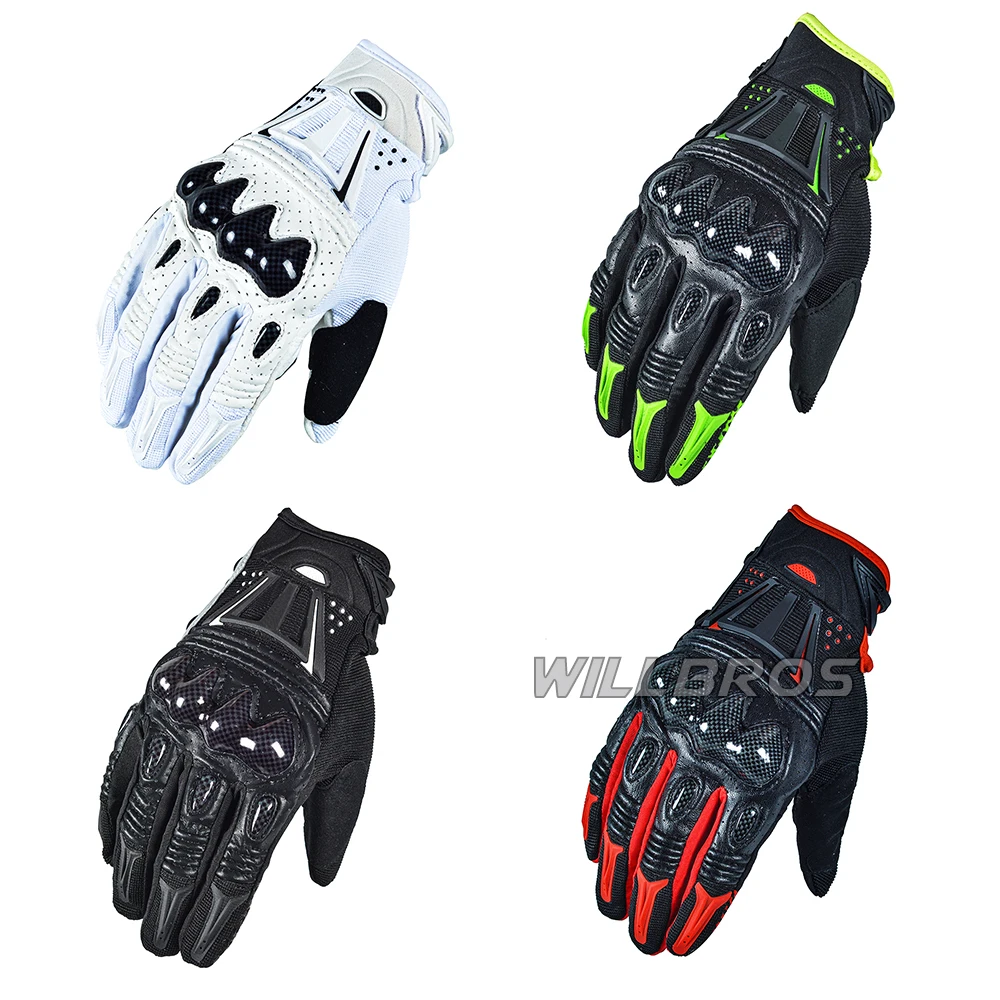 Delicate Fox Bomber Gloves Motocross Guantes MX BMX Dirt Bik