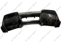 car accessories carbon fiber oem style rear diffuser fit for 2014 2019 corvette c7 oem style rear diffuser lip splitter