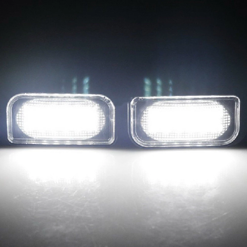 2 шт. 18SMD светодиодные лампы для номерного знака Mercedes Benz C-Class W203 Sedan SL-Class R230 CLK-Class W209