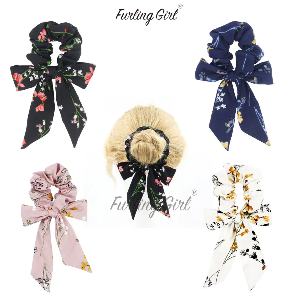 Furling Girl 1 шт. ароматизатор цветочный бант эластичная Женская милая