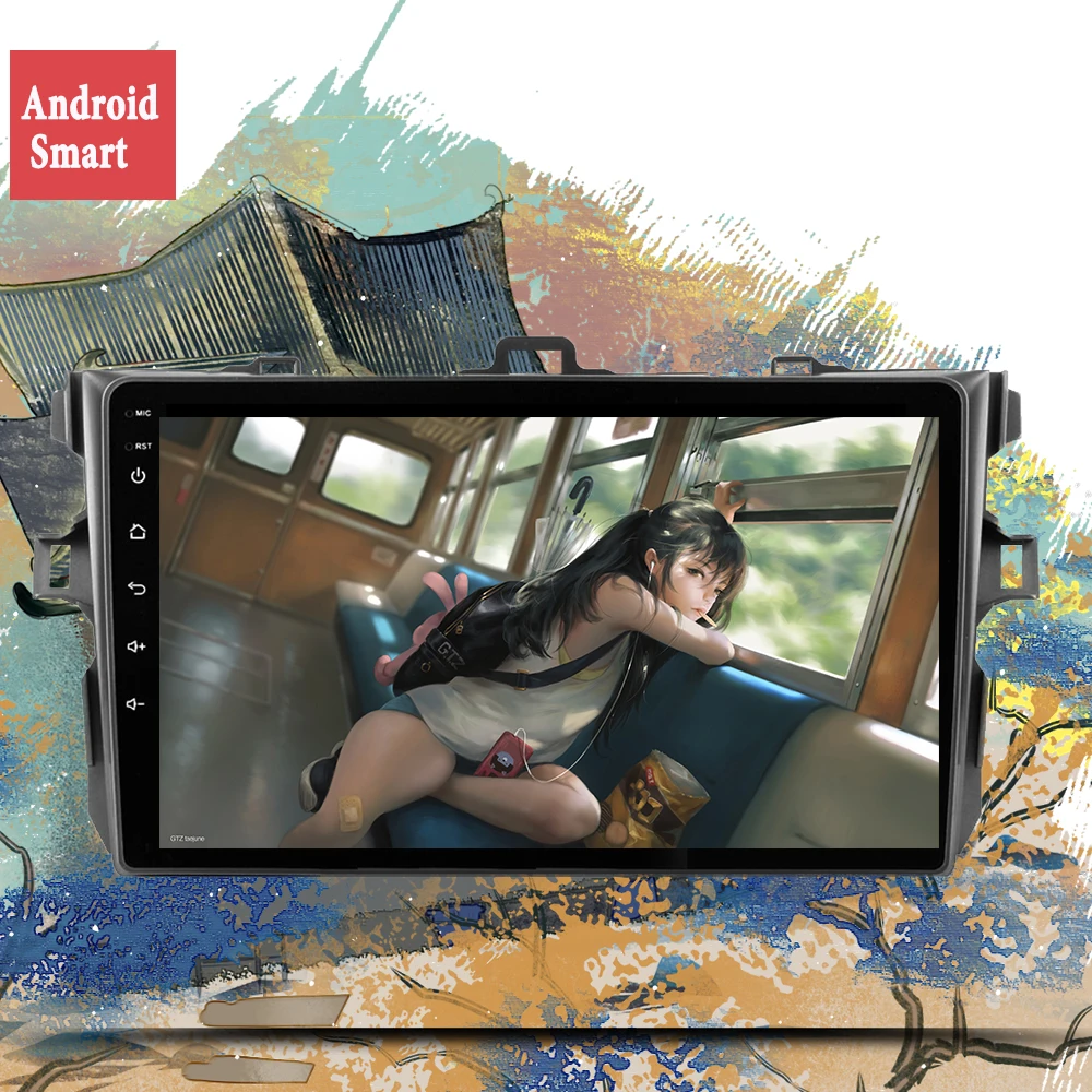 Автомагнитола 2 din android 11 0 мультимедийный проигрыватель для Toyota Corolla E140/150/2006-2013