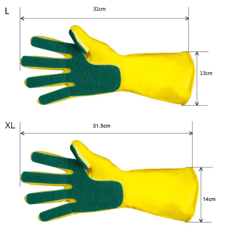 Домашний моющая Чистящая Перчатки Magic силиконовые посудомоечный скребок губка