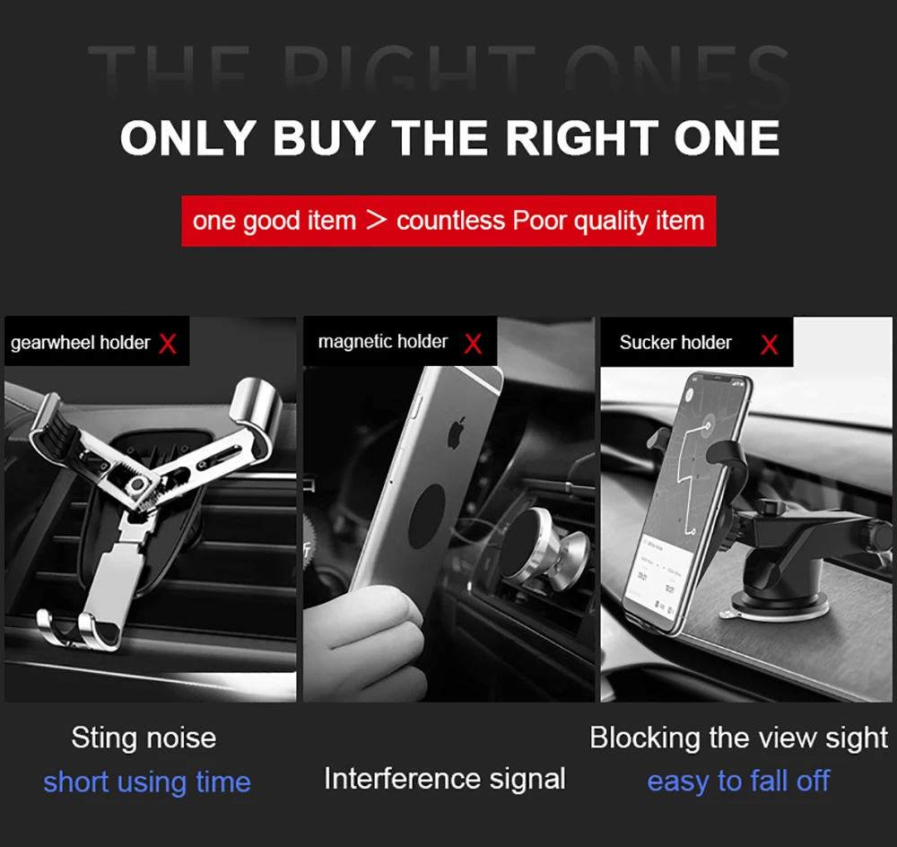 Новое обновление 360 Вращение держатель для телефона в машину(car phone holder) вентиляционное отверстие крепление клип авто Поддержка подставка для телефона Универсальный держатель для телефона для айфон iPhone X R S