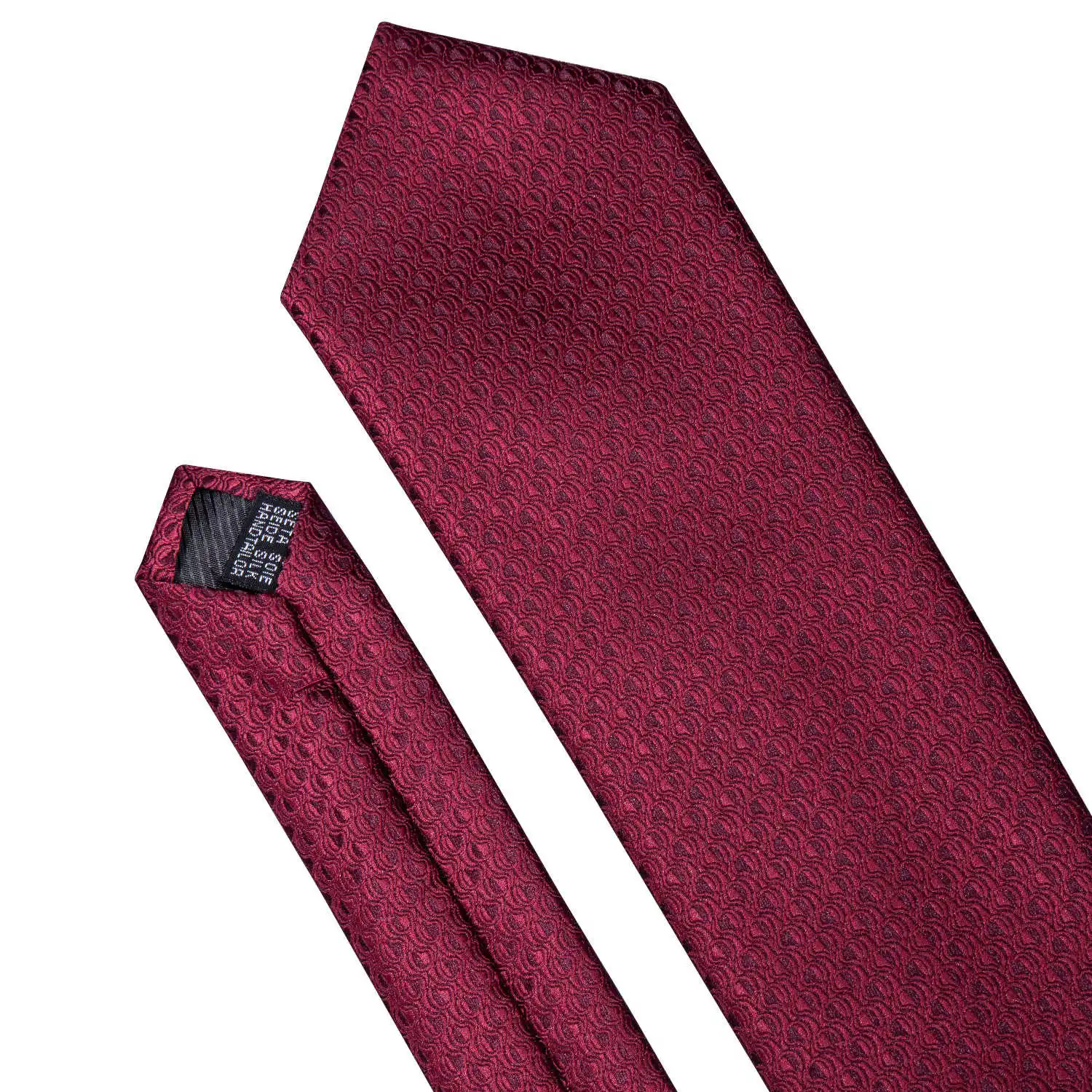 

Classic red wine wang jacquard wedding bow for formal man silk suit box floral male set ties LS-5154