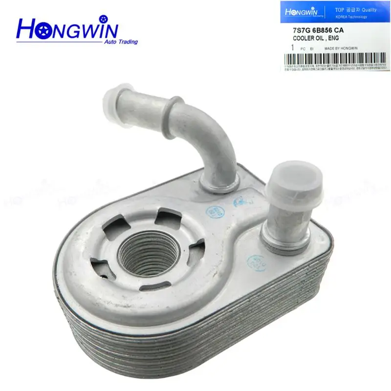 Масляный радиатор 7S7G6B856CA подходит для ford B MAX FIESTA FOCUS GALAXY MONDEO 1 4 6 л 7S7G6B856A4A 7S7G6B856AA
