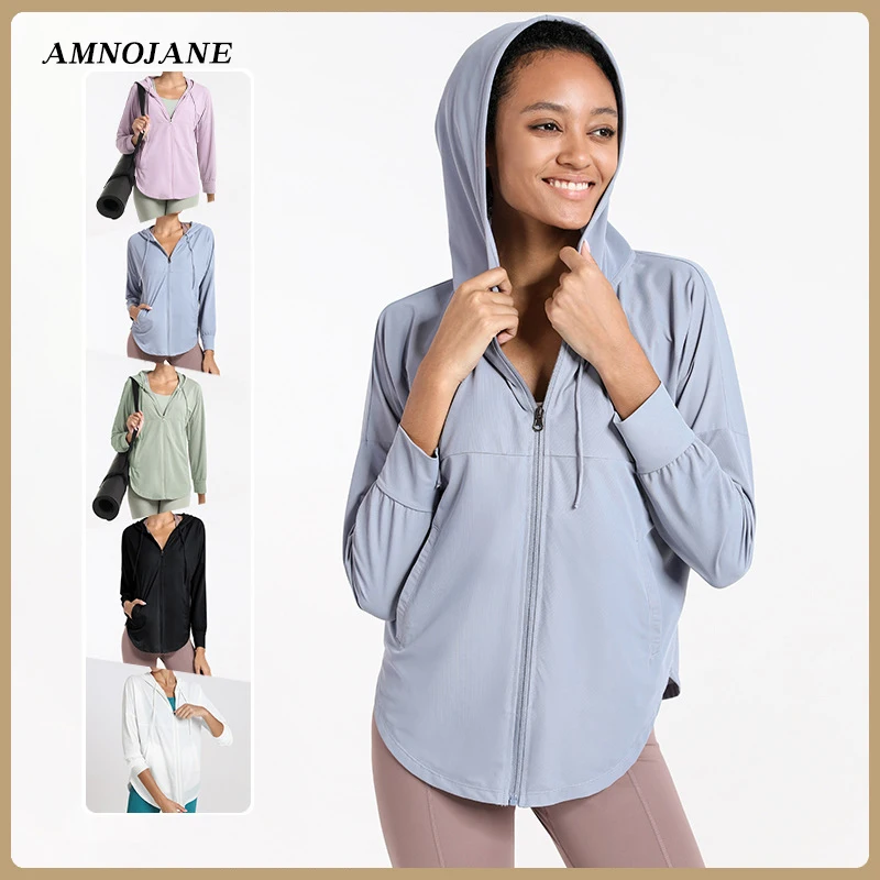 Куртка для йоги укороченный топ женские куртки на молнии с длинным рукавом бега в