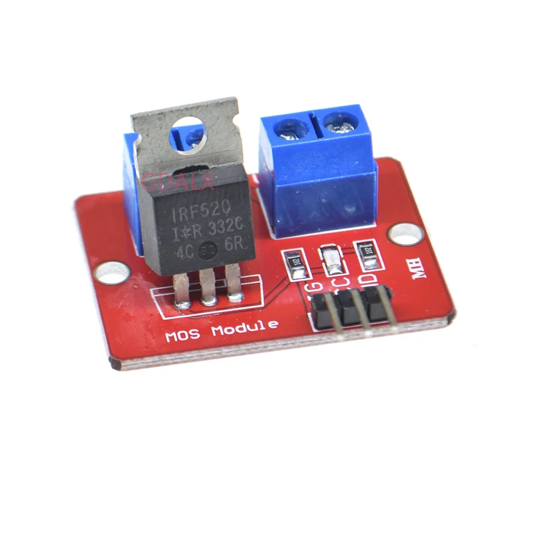 Верхняя кнопка Mosfet 0-24 В стандартный модуль IRF520 для Arduino MCU ARM Raspberry pi - купить по
